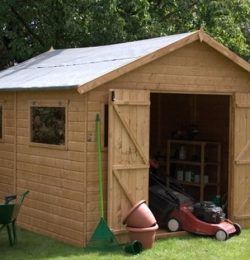 How to make a wooden shed