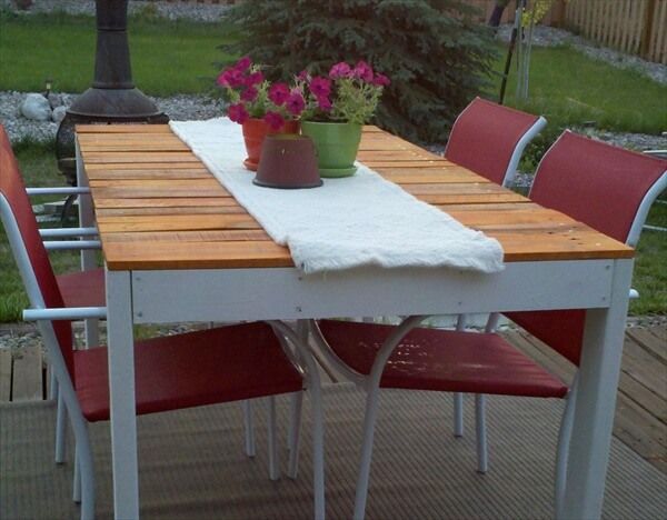 pallet garden table