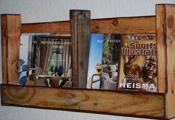 pallet book shelves