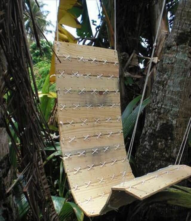 Homemade swing online chair