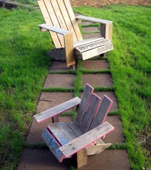 Jamie Foster of Pallet Works uses reclaimed pallets to make custom dining tables and chairs for indoors and outdoors.