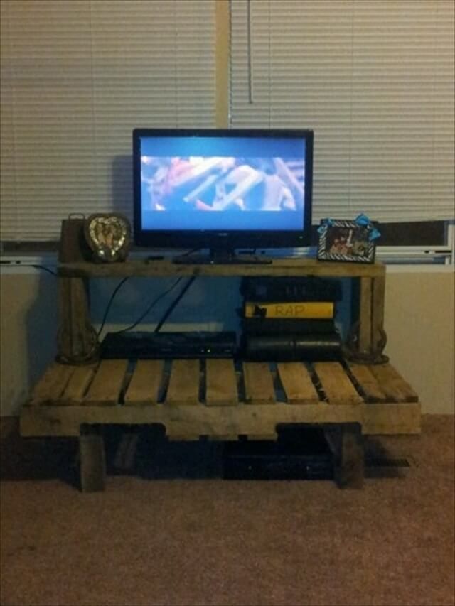 Seven Ravishing Plans On Pallet Tv Stand