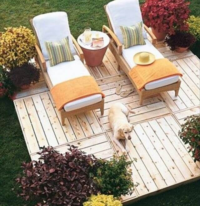 pallet deck furniture
