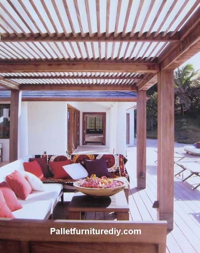 Covered Terrace with Pallets