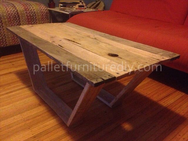 DIY Modern Pallet Coffee Table