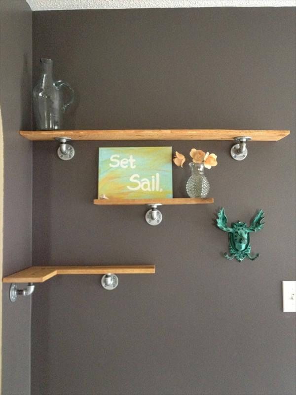  diy wall shelf out of pallets