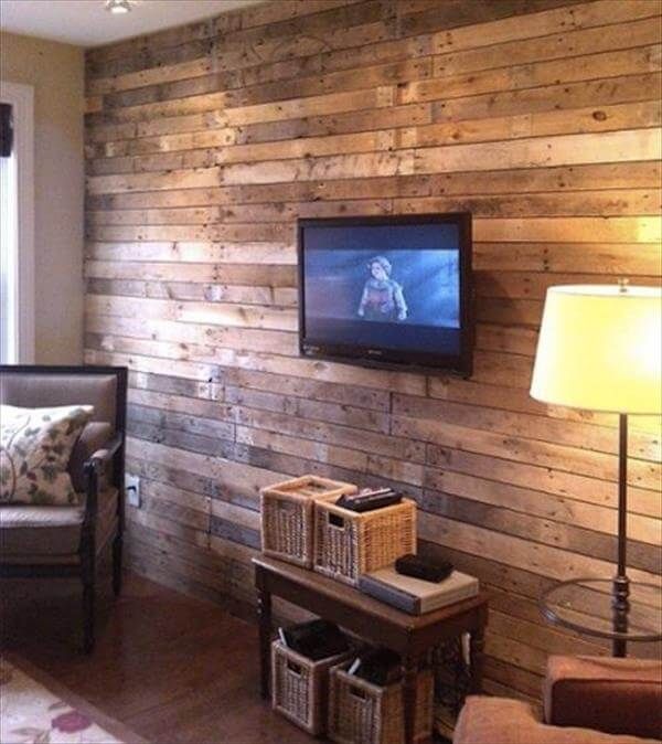 Pallet on sale walls ideas