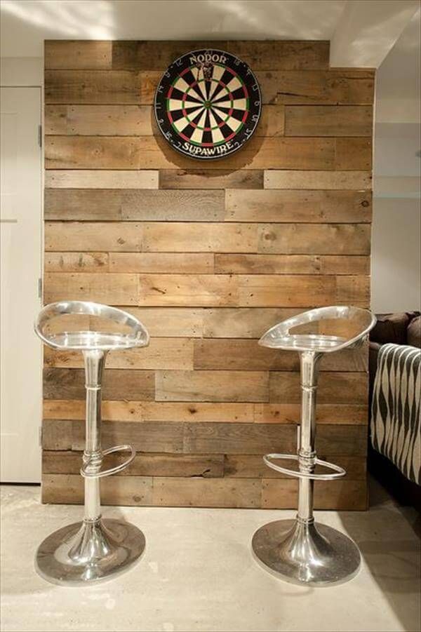 Wood Pallet Wall for living room
