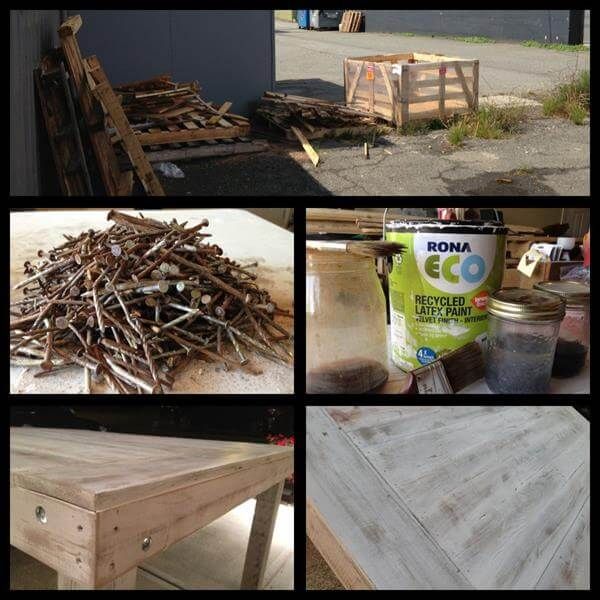 supply for pallet coffee table