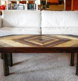 Pallet wood coffee table