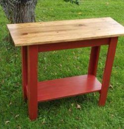 rustic pallet console sofa side table