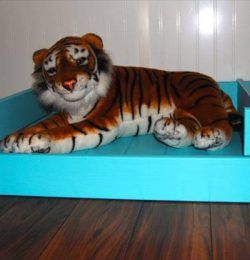 handcrafted pallet pet bed