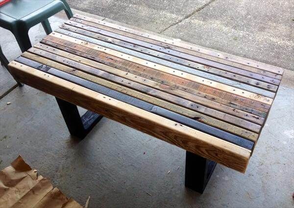 recycled pallet sturdy coffee table