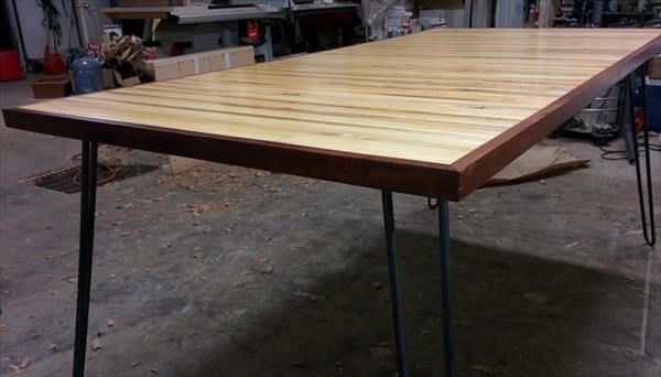 handcrafted modern kitchen table