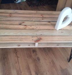 upcycled pallet industrial pallet vintage coffee table