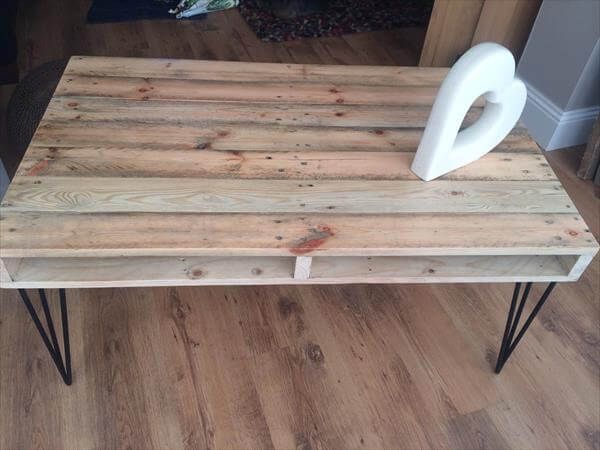 upcycled pallet industrial pallet vintage coffee table
