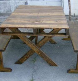 handmade pallet picnic coffee table