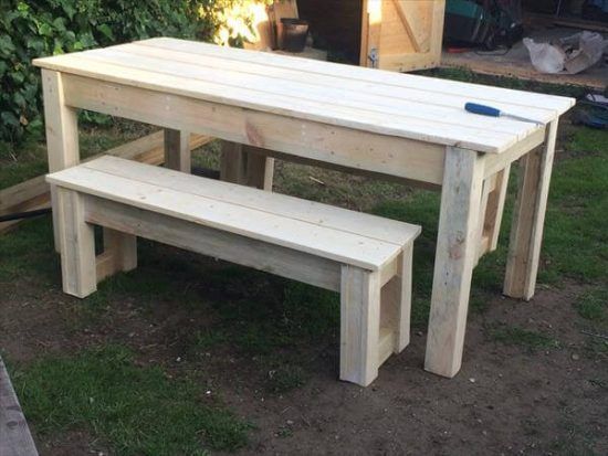 DIY Pallet Farmhouse Table – Patio Table