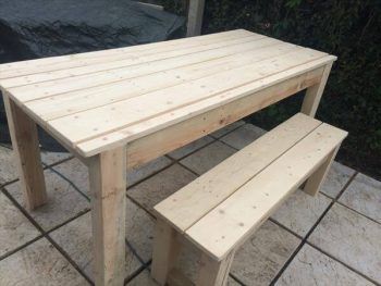 DIY Pallet Farmhouse Table – Patio Table