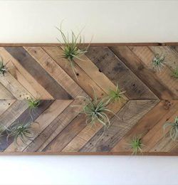 recycled pallet wall art
