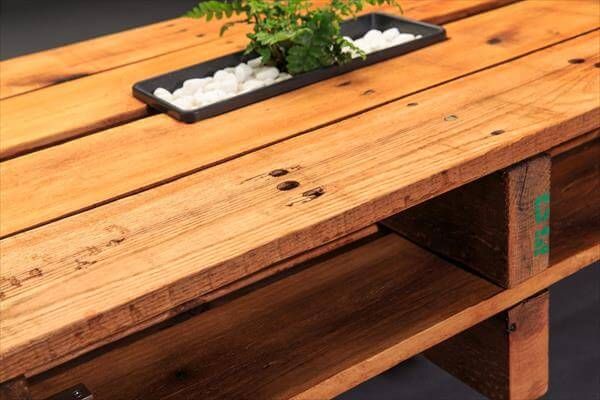 reclaimed pallet coffee table