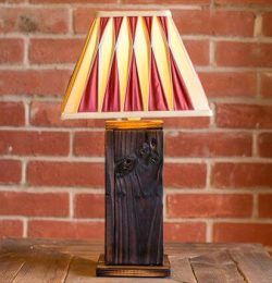 recycled pallet light lamp