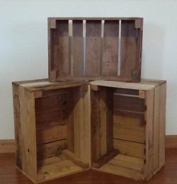 recycled pallet crate storage unit