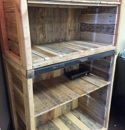 handcrafted pallet x-large bookcase