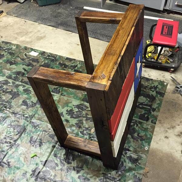 rustic yet modern pallet Texas coffee table