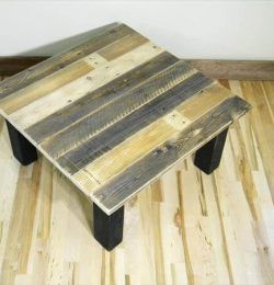 reclaimed dual wood toned pallet coffee table
