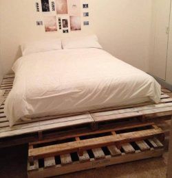 recycled pallet tag mahal bed