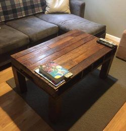 repurposed pallet vintage coffee table