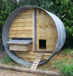 pallet and tank cat house