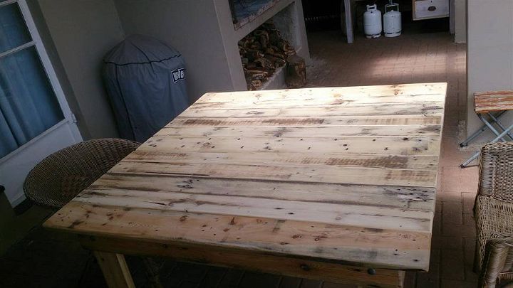 rustic pallet square coffee table