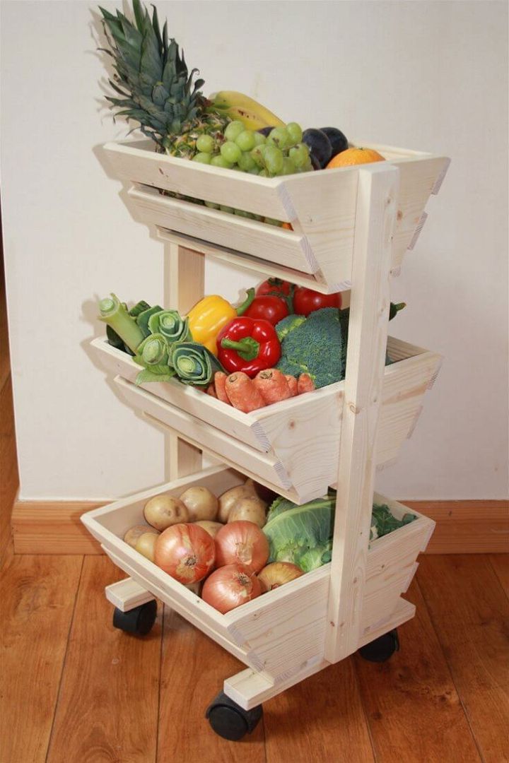 pallet vegetable rack