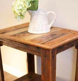 Pallet Wood Side Table