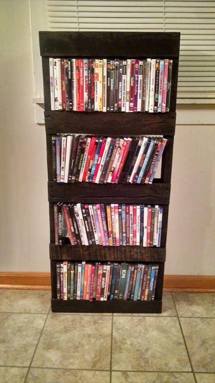 pallet book shelf