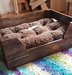 pallet dog bed
