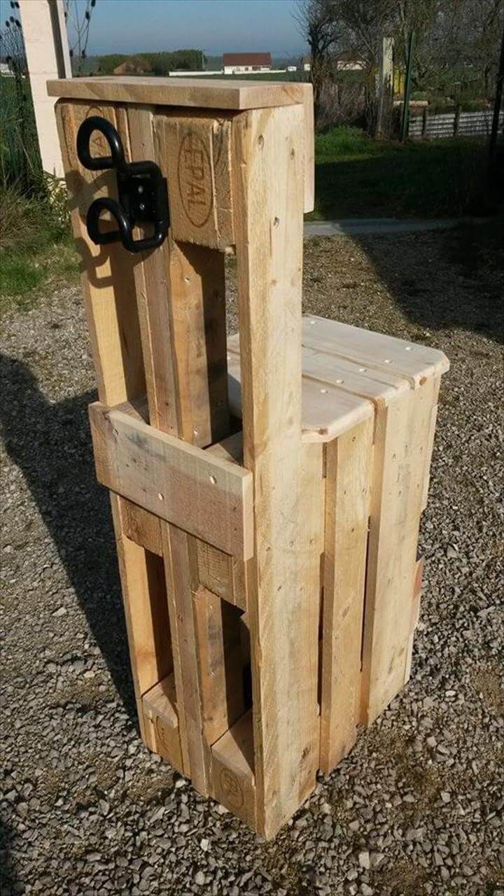no-cost pallet fishing chair