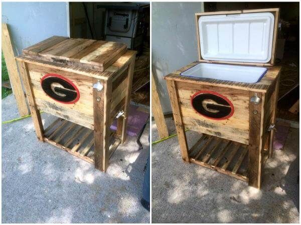 Pallet Cooler - Ice Chest from Old Pallets