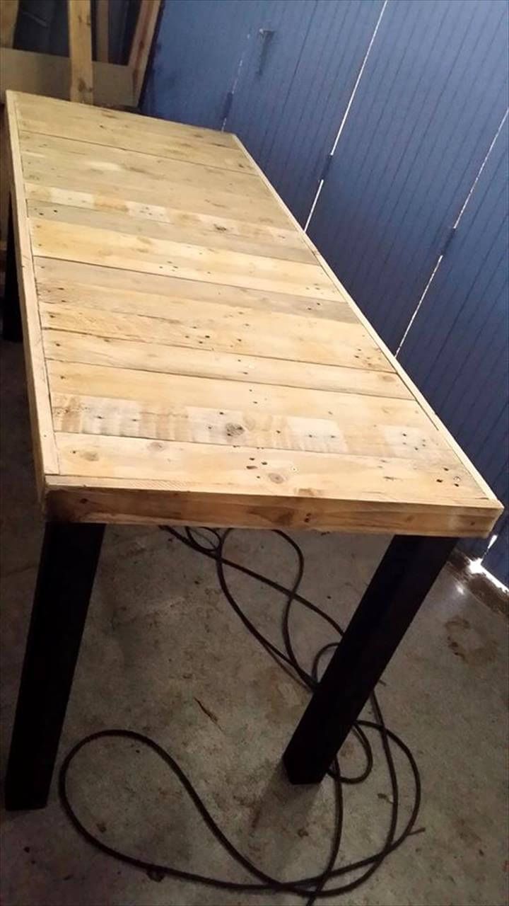 wooden pallet large table