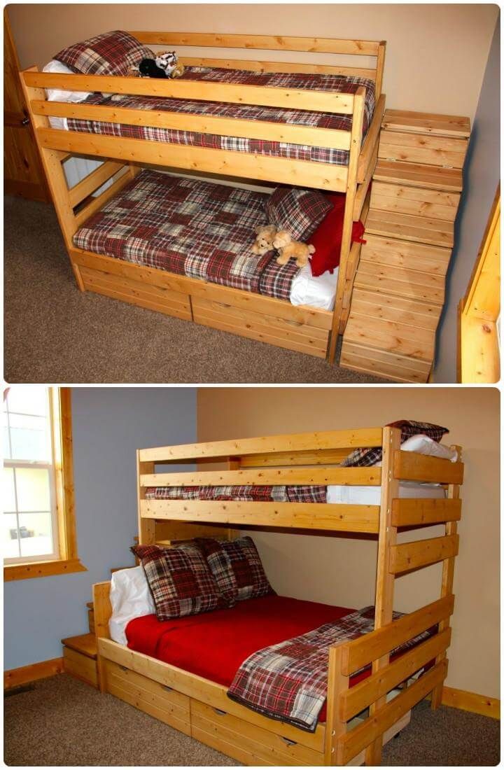 wooden pallet beefy toddler bed