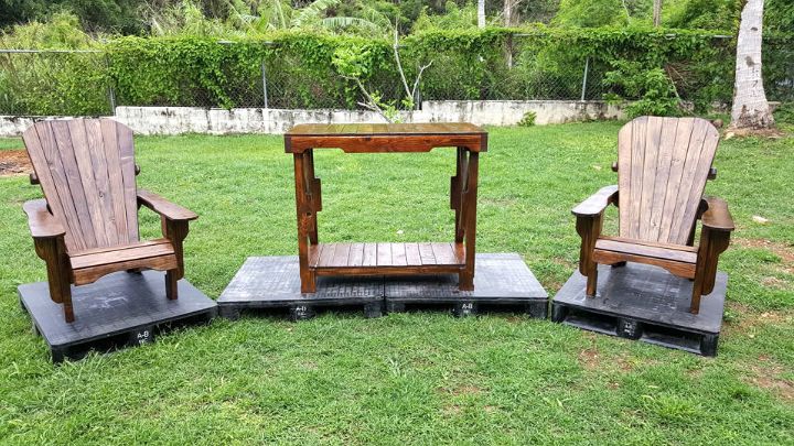 custom wooden pallet sleek wooden table