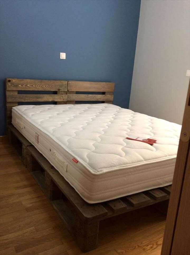 Pallet king store headboard