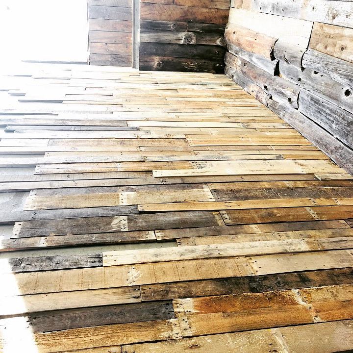 diy pallet floor