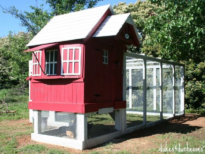 Chicken Coop From Repurposed Play House