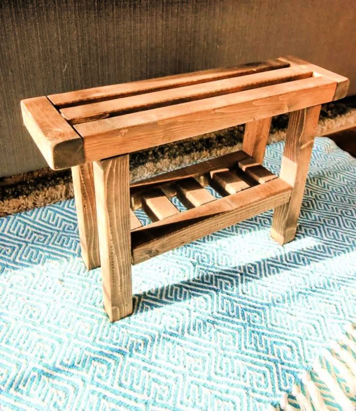 Easy DIY Footrest using Scrap Wood - Pretty Handy Girl