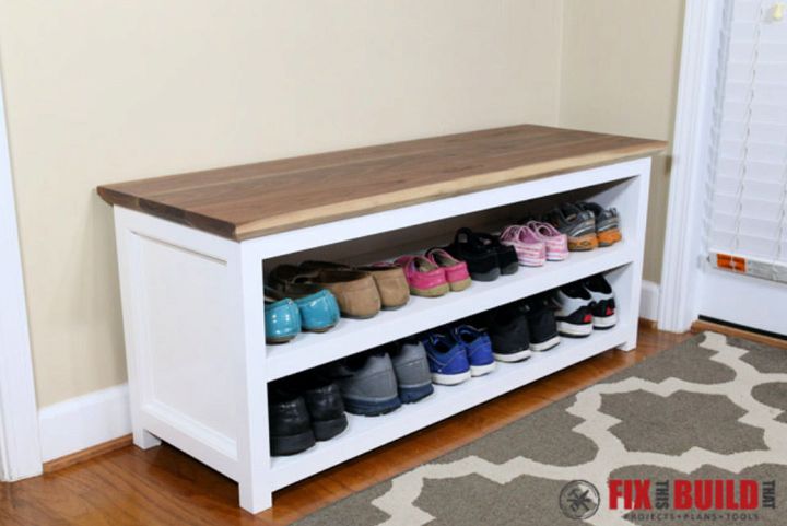 Entryway Shoe Storage Bench