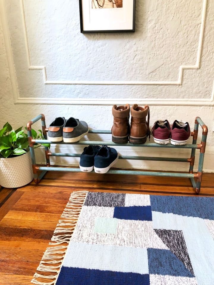 2-Tier Hallway Shoe Rack