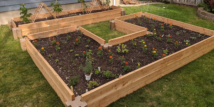  Raised Garden Bed From Old Castle Blocks